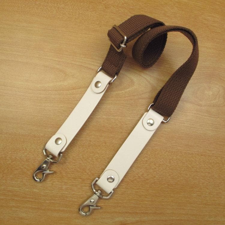 ホワイト＆ピンク　６丁差し　本革シザーケース　SCA-154/CWB