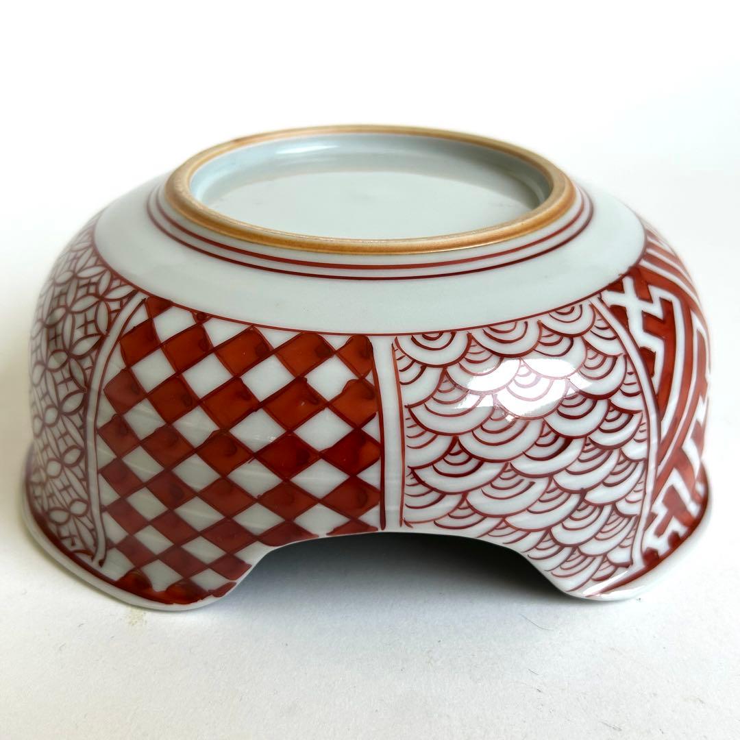 【未使用】京焼 清水焼 瑞昭窯 鉢 多用鉢 手書き ボウル 染付け