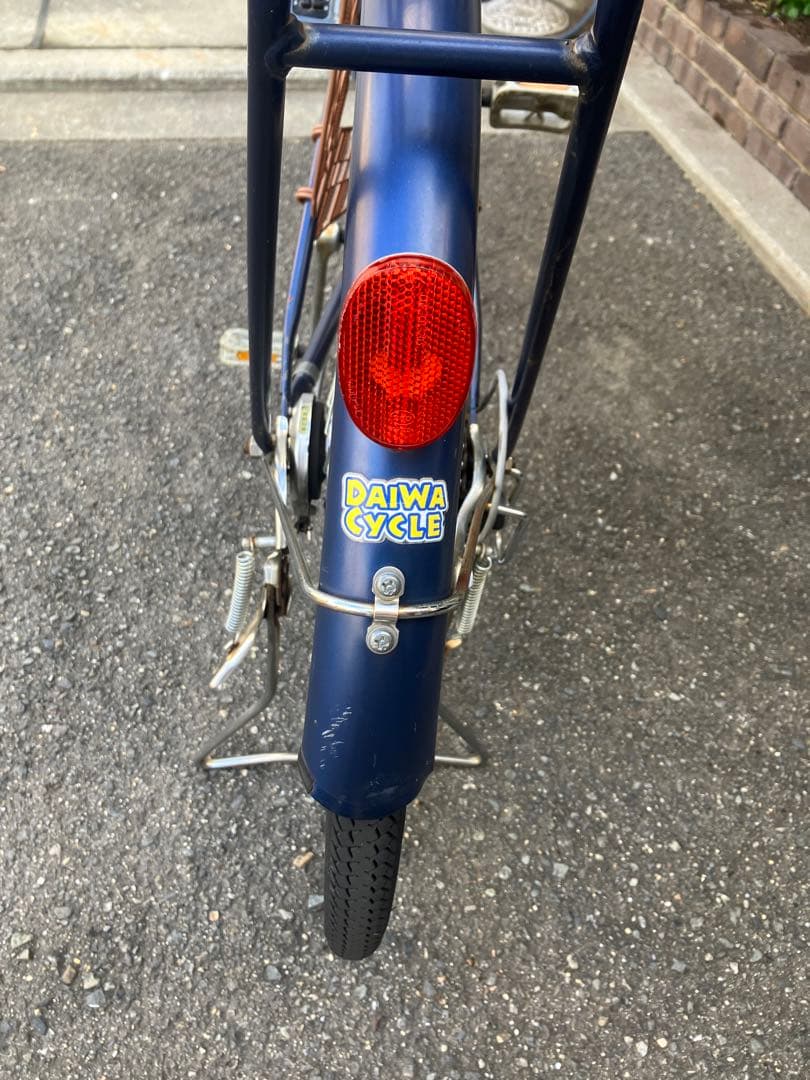 取りにこられる方限定❗️26インチネイビーシティサイクル 前面バスケット付き