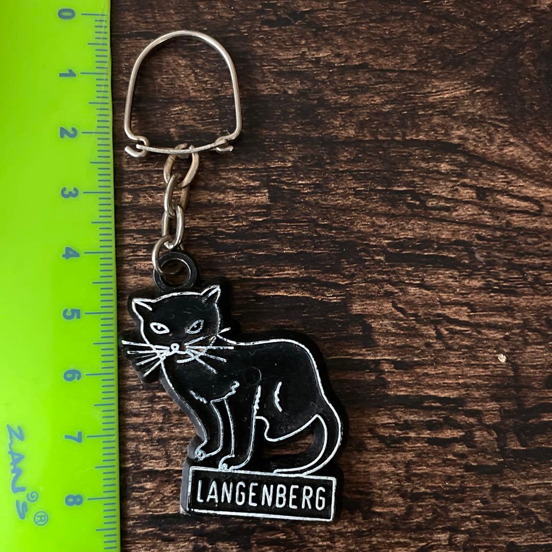 フランス ヴィンテージ フレンチキーホルダー ネコ 猫 ドイツ お菓子