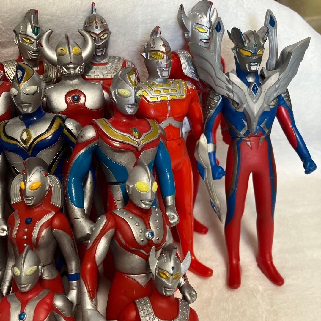 【希少レア】ウルトラマン ソフビ 初期あり 当時物 33体 セット まとめ売り