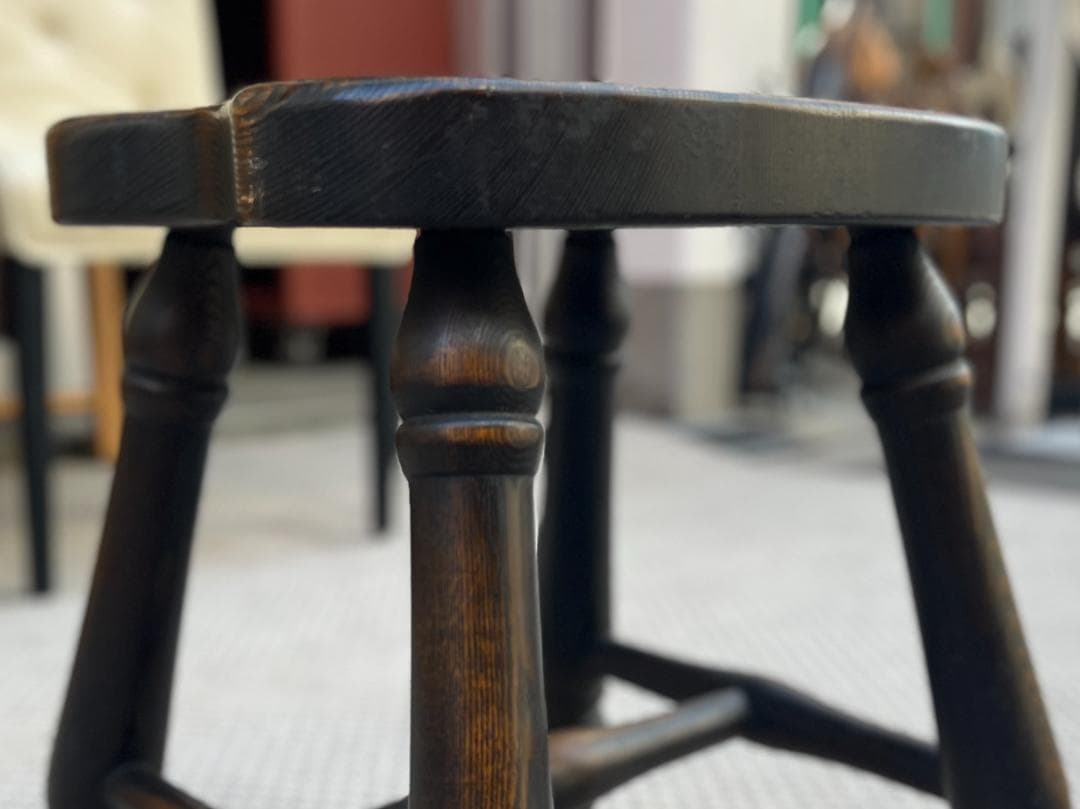 飛騨産業・HIDA／フロンティア（プロヴィンシャル）／オーク材スツール　①