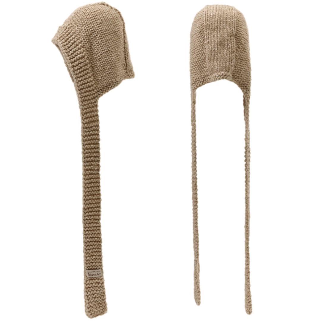 新品未使用】LESSERAFIM KKUROCHET Hooded Scarf