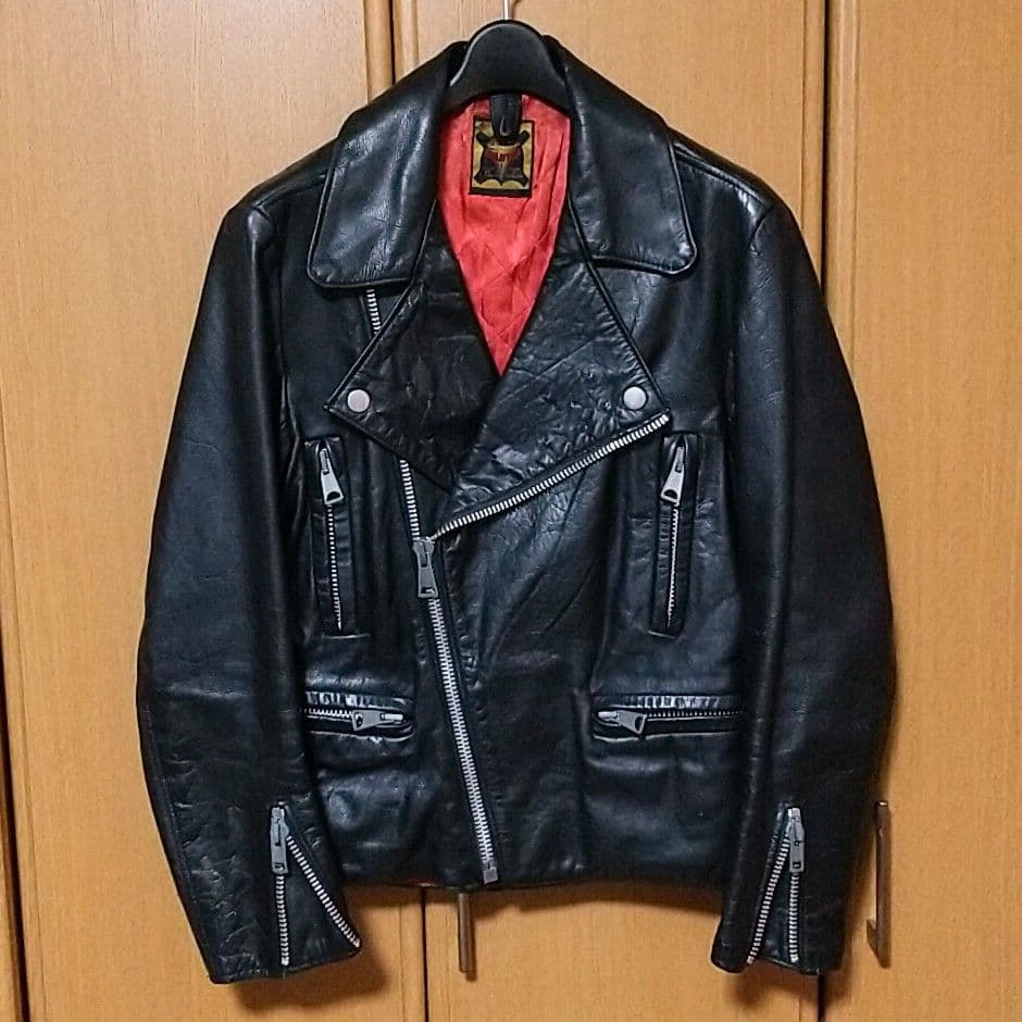 GOLDTOP ゴールドトップ ヴィンテージレザー UKライダース 36 - メルカリ