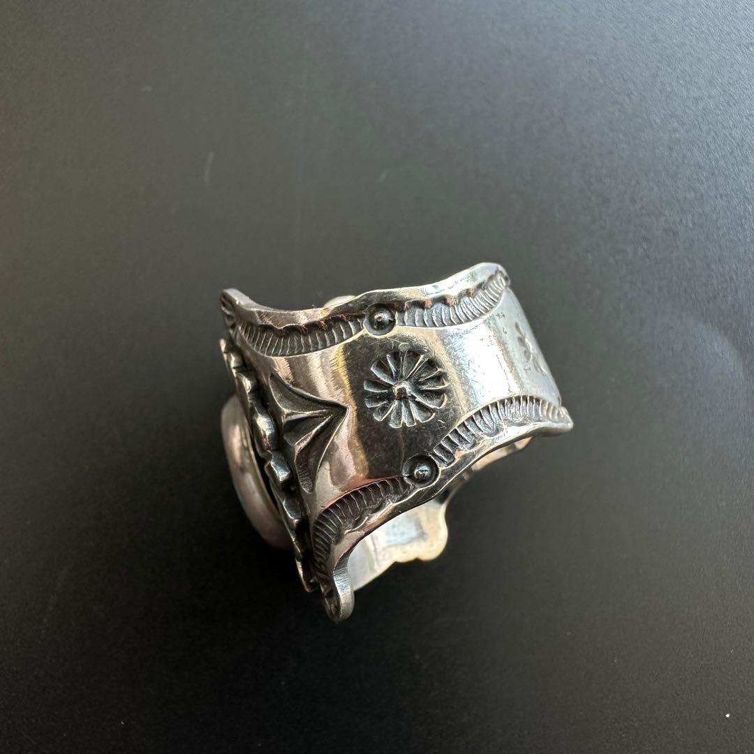 Navajo Sunshine Reeves ターコイズ リング 19号