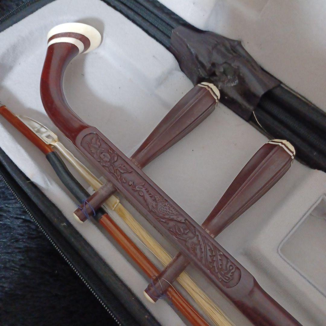 中国 二胡 古月琴坊 万其興 紫檀精品 高級素材 萬其興制 弦楽器 民族楽器