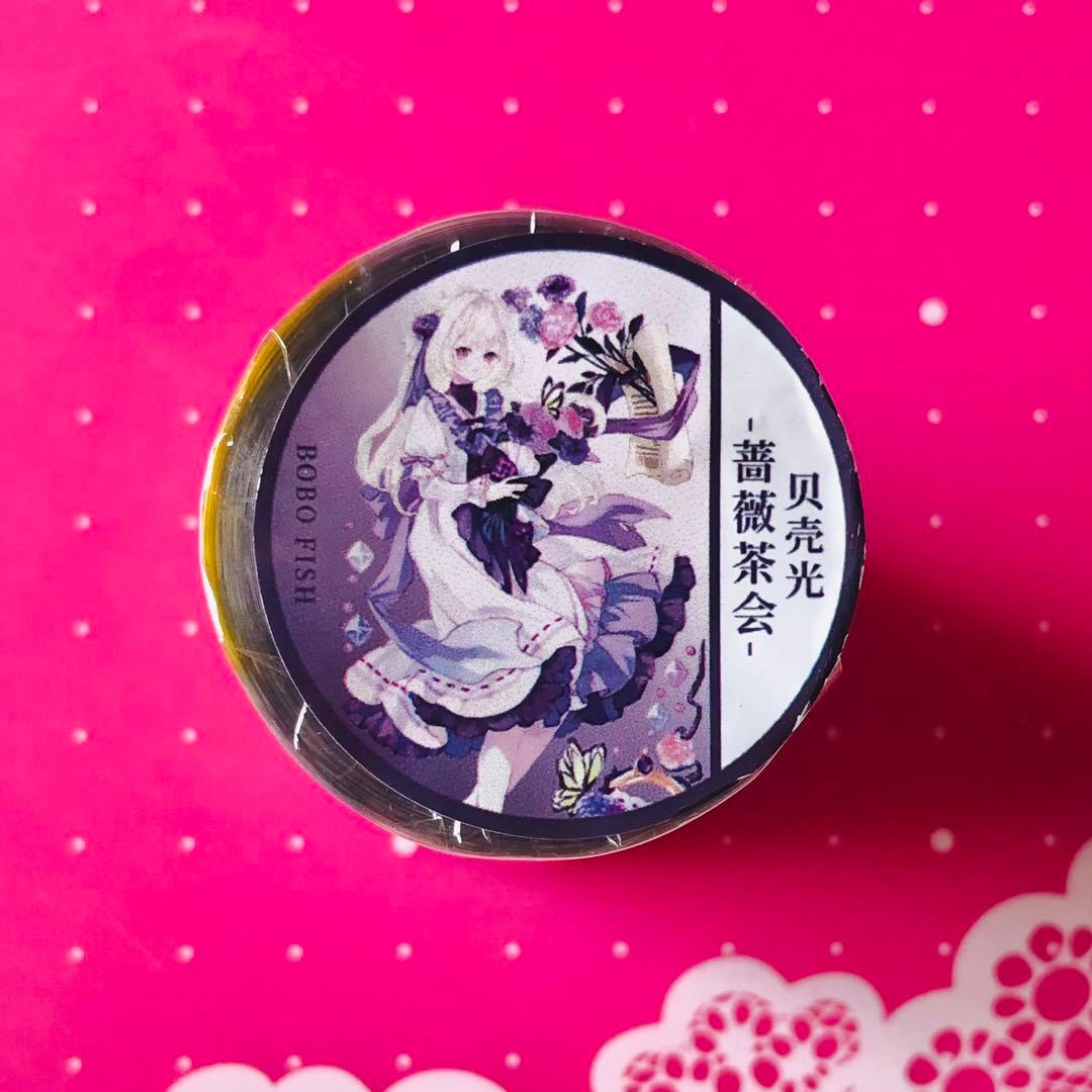 M1140.茶犁 猫咪抱枕 マスキングテープ 水晶PET