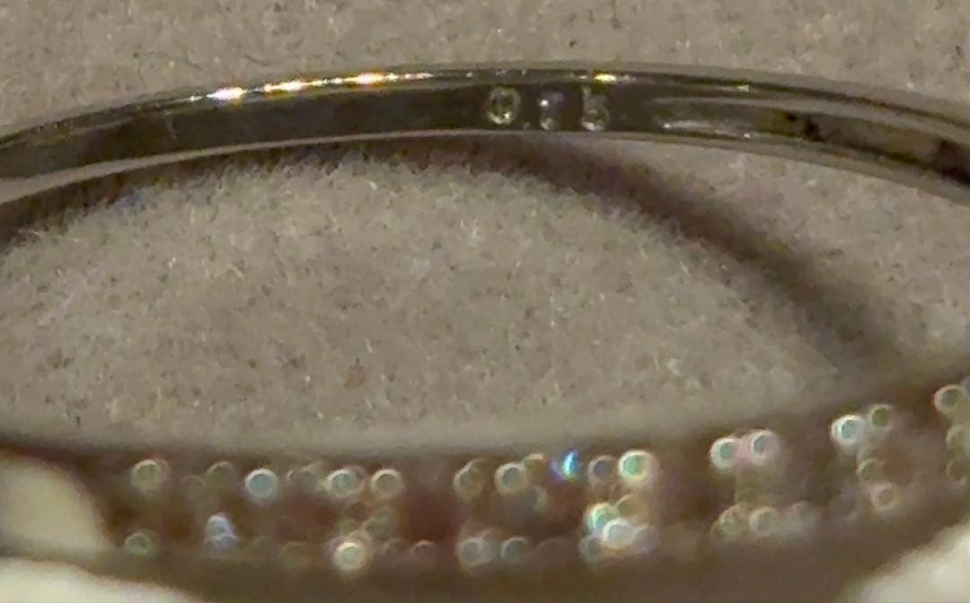 【1/31迄！限界価格】 pt950 ハフエタリング　ダイヤモンド