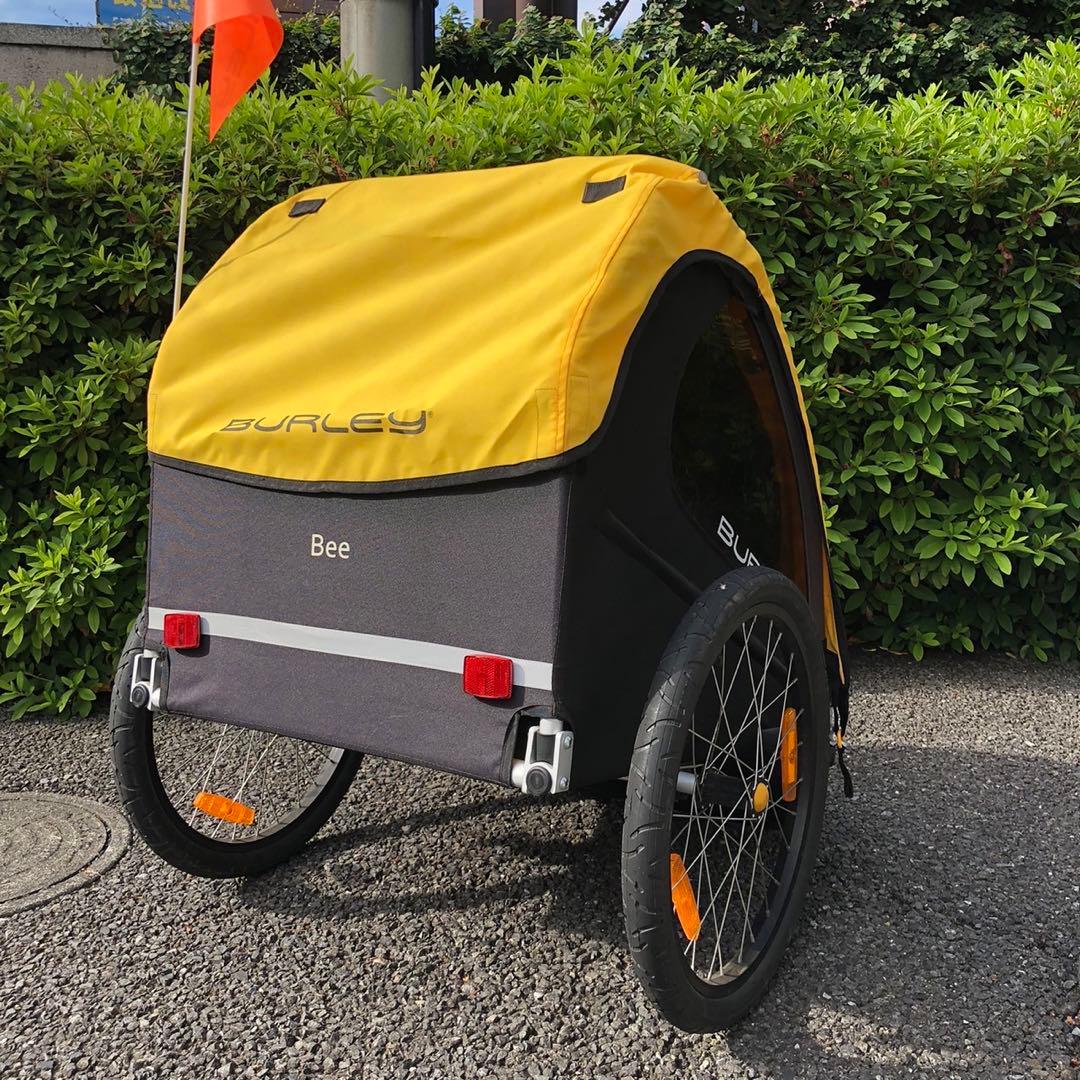 BURLEY 自転車用トレーラー 黒/黄色 ビー (Bee®) - 公式バーレー