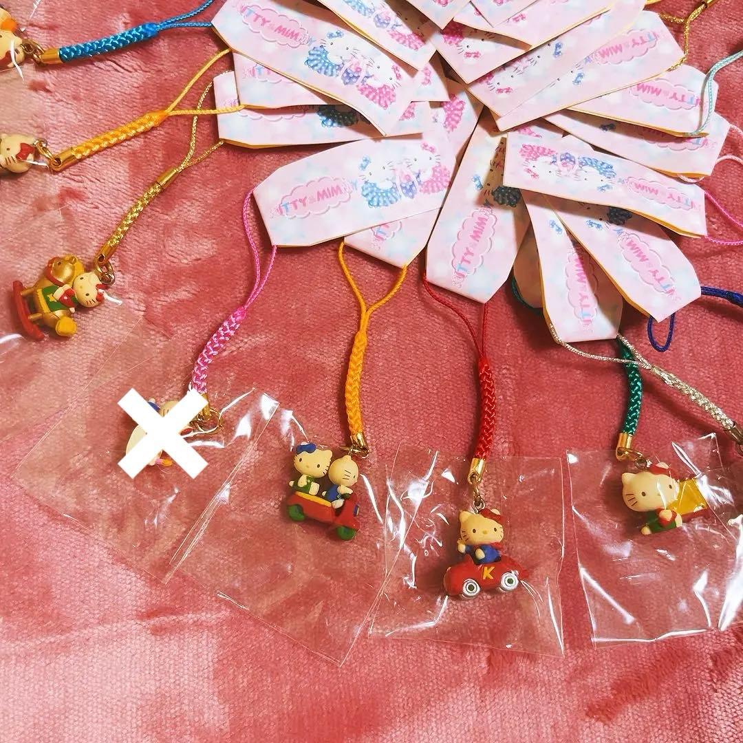 希少レア　ハローキティ　ミミィ　根付け　2002 KT根付け　サンリオ　レトロ