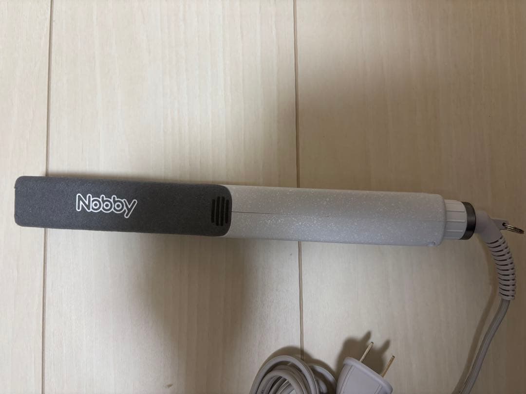 Nobby NBS1200 限定色ホワイト ストレートヘアアイロン 保証書付