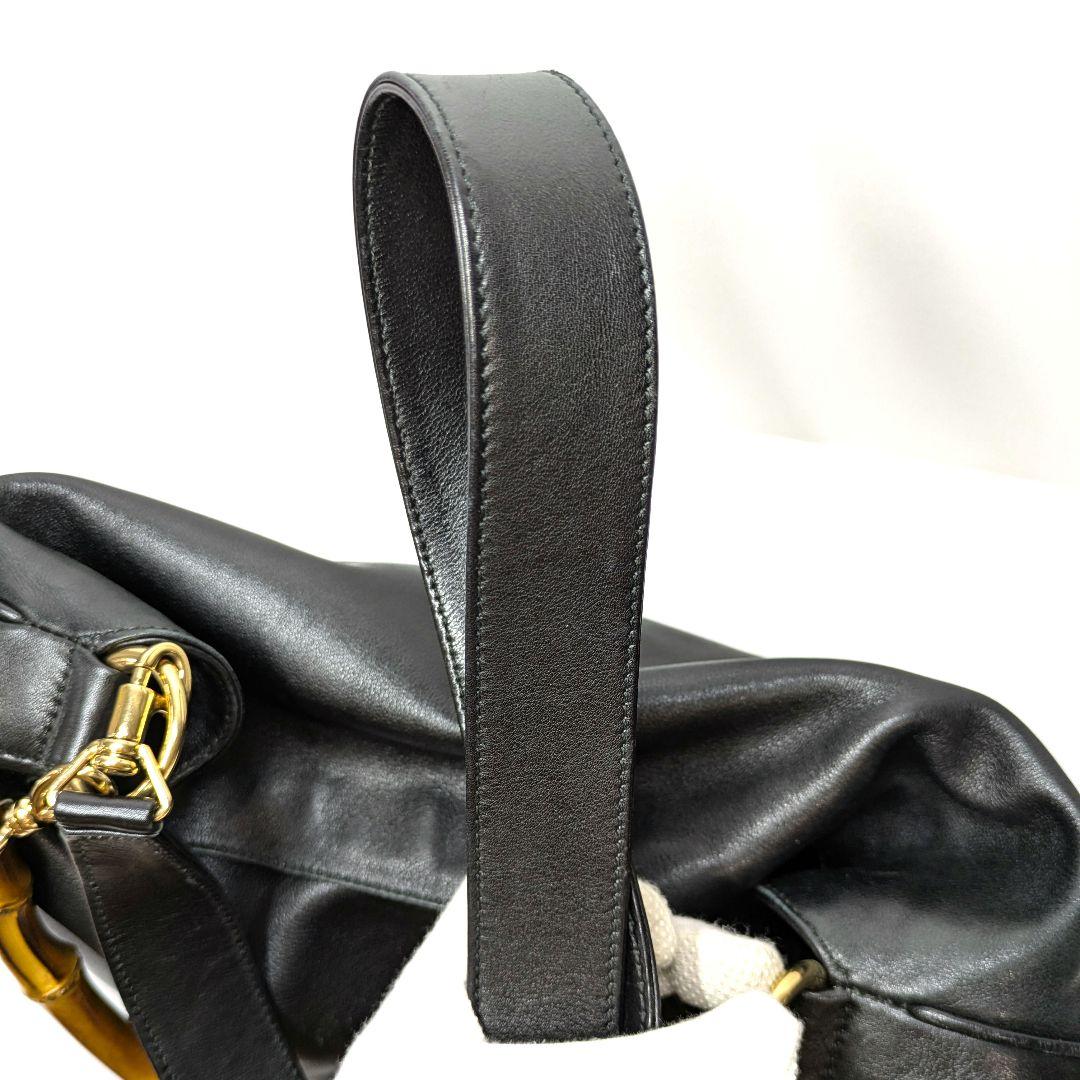 GUCCI　バンブー　クラシック　ハンドバッグ　ショルダー　レザー　大幅値下げ