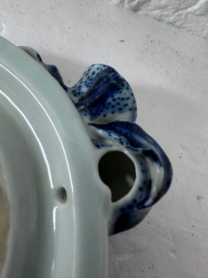 染付 硯 大清乾隆年製 在銘 中国古玩 書道具 - メルカリ