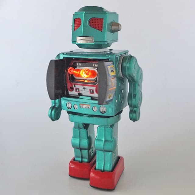 美品メタルハウス 流星魔神[希少メタリックグリーン] ティントイロボット1体付き