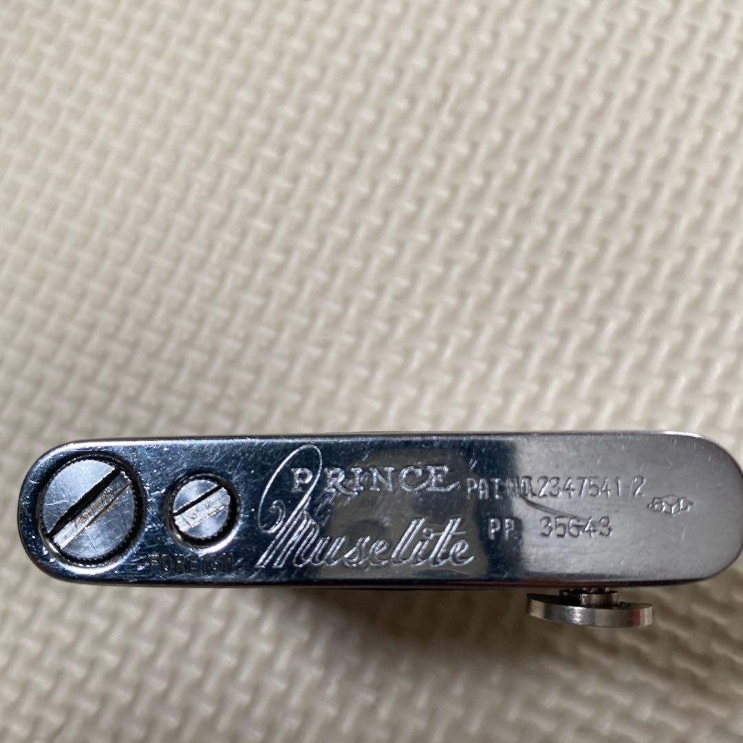 PRINCE 彫刻模様 メタルライター オルゴール付き