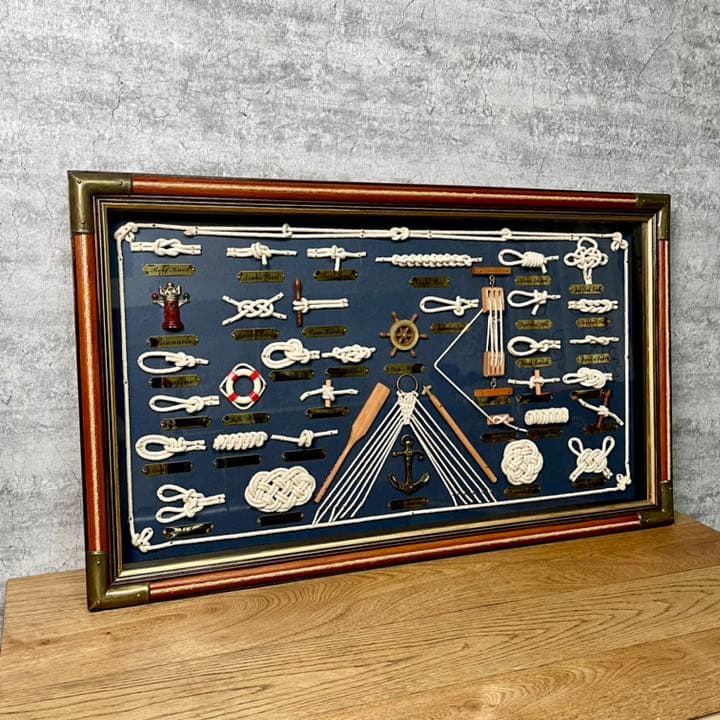 ロープノットボード 額 壁飾り