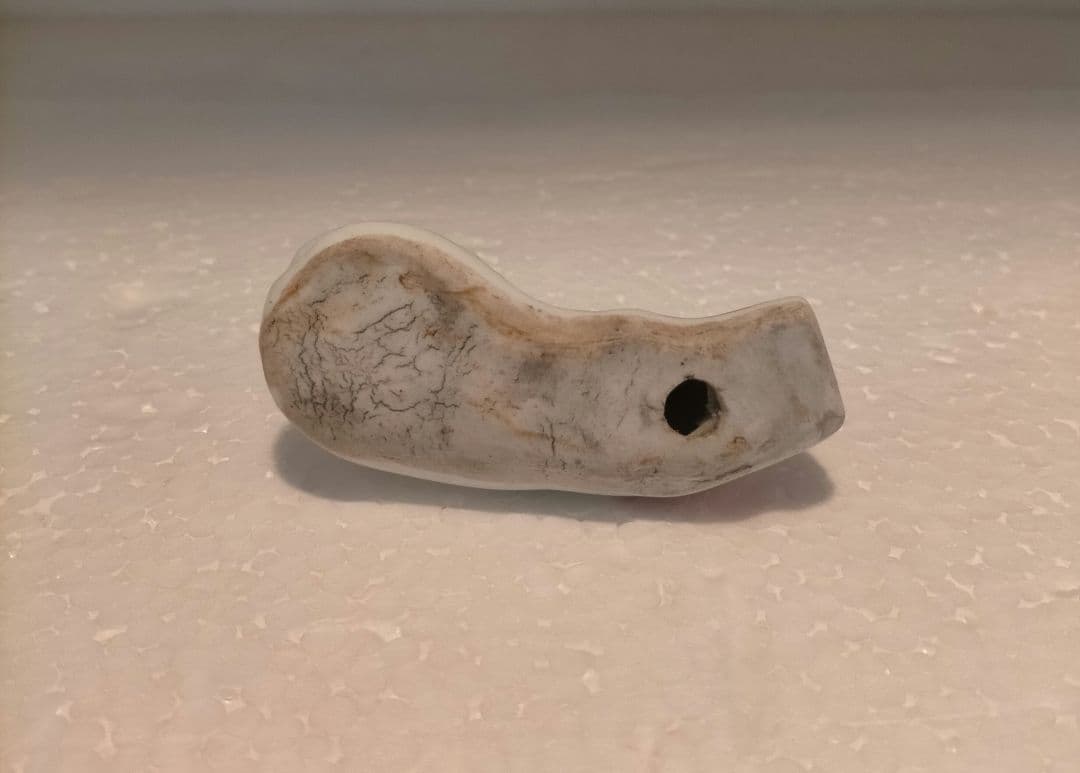 江戸時代　柿右衛門　唐子形笛　江戸時代中期の型1個、後期型1個　伊万里焼　有田焼