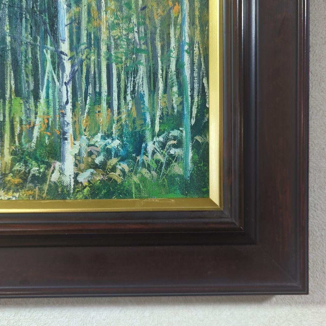 M8号油彩画（額縁入り)No.73