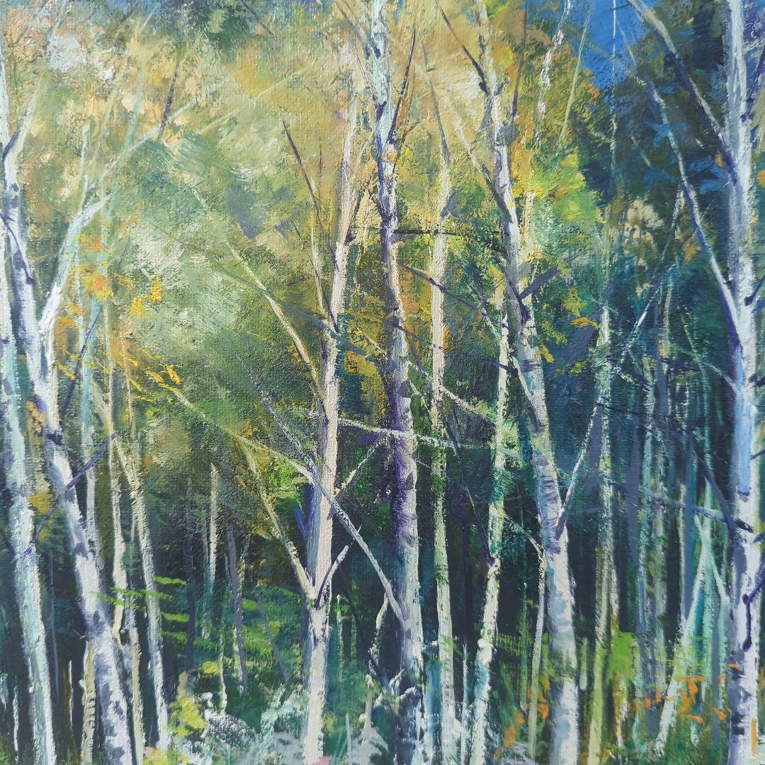 M8号油彩画（額縁入り)No.73