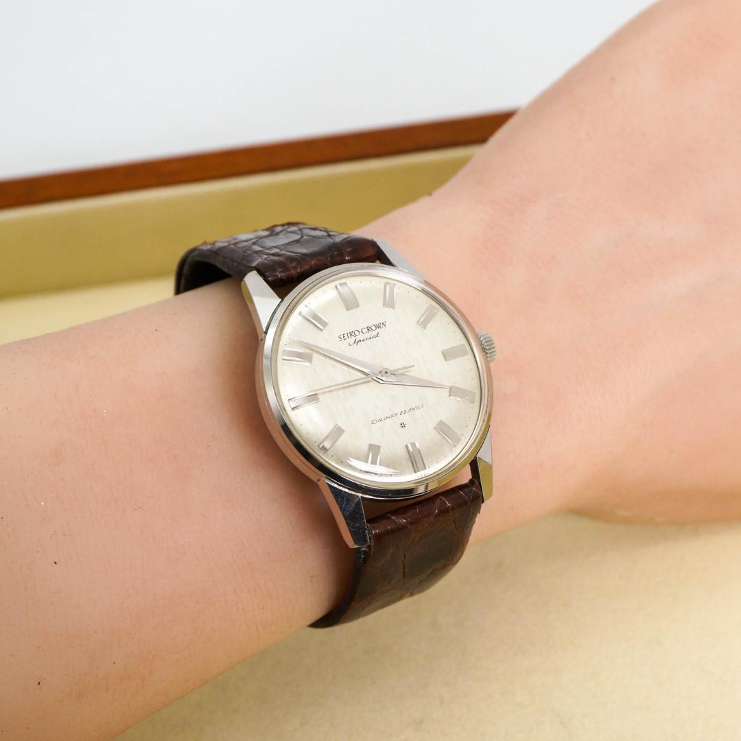 不動 SEIKO CROWN Special 腕時計 機械式 手巻き 2457