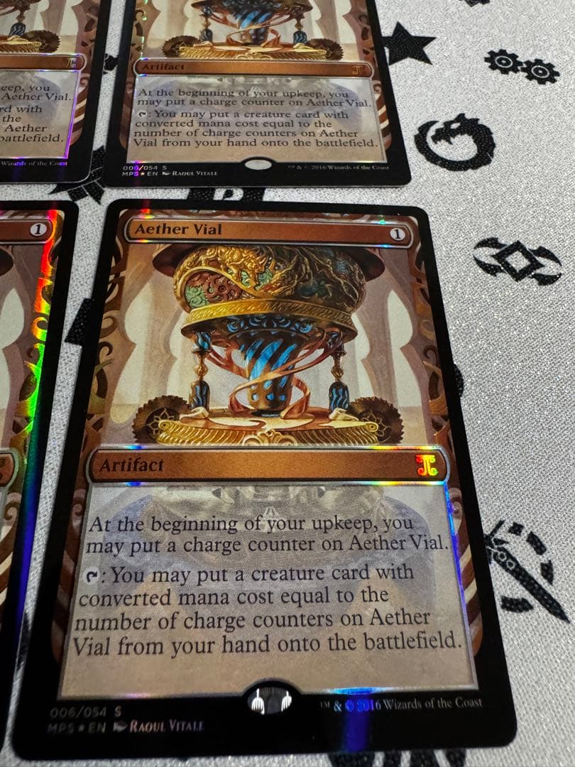 4枚セット 霊気の薬瓶 マスターピース FOIL 部分光沢