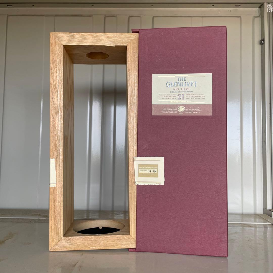THE GLENLIVET ARCHIVE 21年ウイスキー 空き瓶あり
