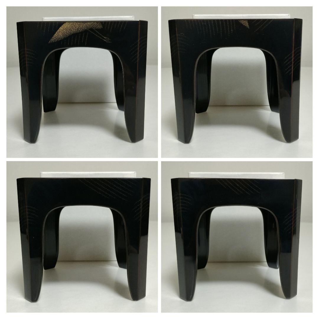 輪島塗　千羽鶴沈金　屠蘇器　作家もの