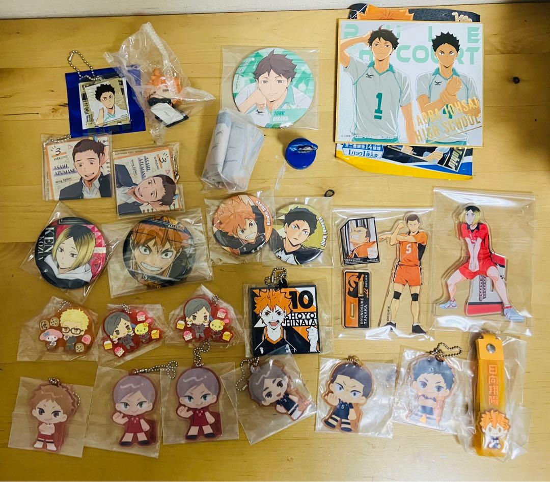【一時値下げ中】ハイキュー影山飛雄 アクリルスタンド、キーホルダー、缶バッジ