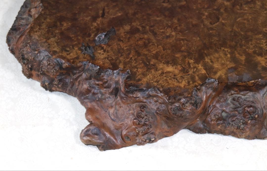 櫻木 茶台 茶道具 厚さ6.9cm 送料込み250612