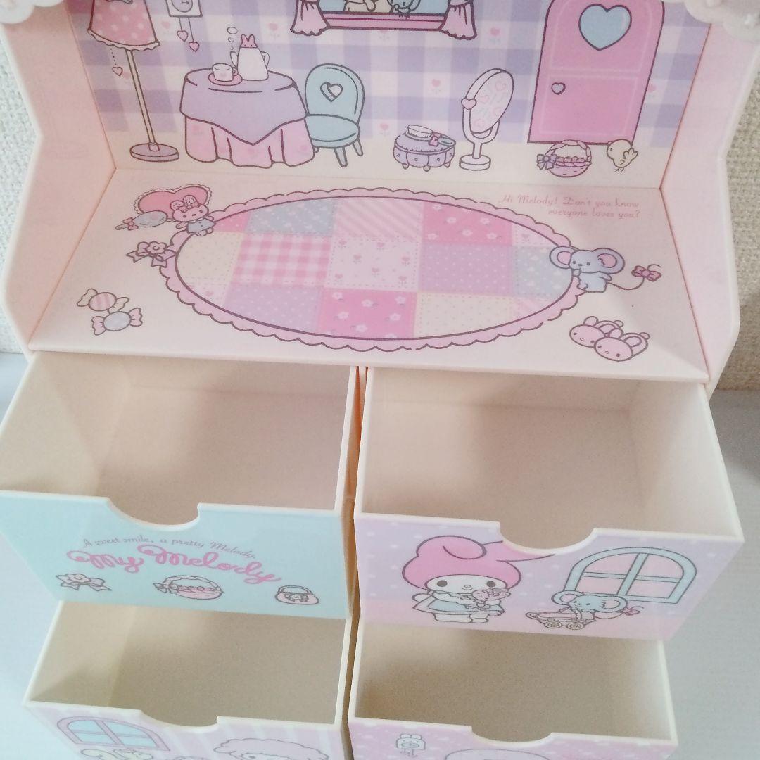 サンリオ　マイメロ Sanrio マイメロディ おうち形プラチェスト