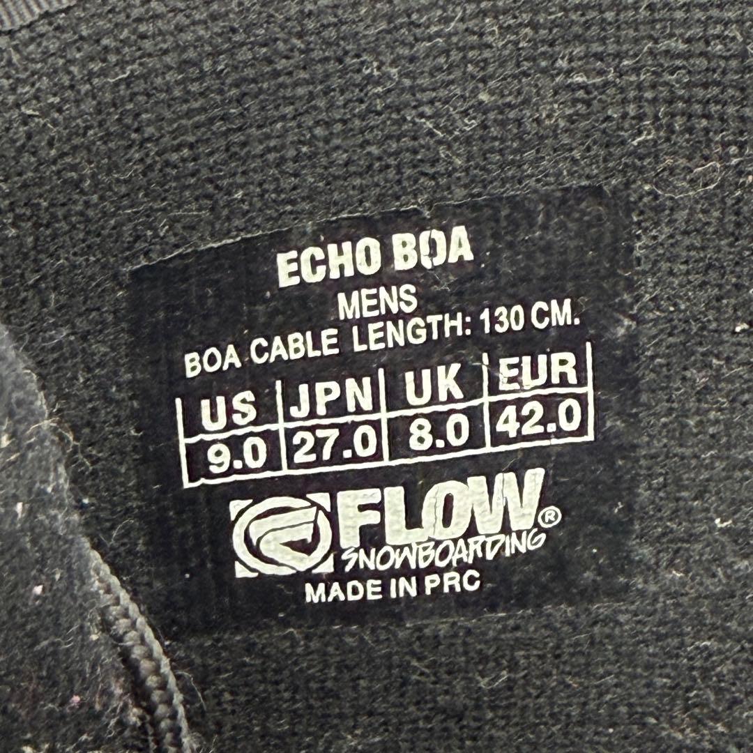 FLOW ECHO BOA エコー ボア スノーボードブーツ 27cm メンズ