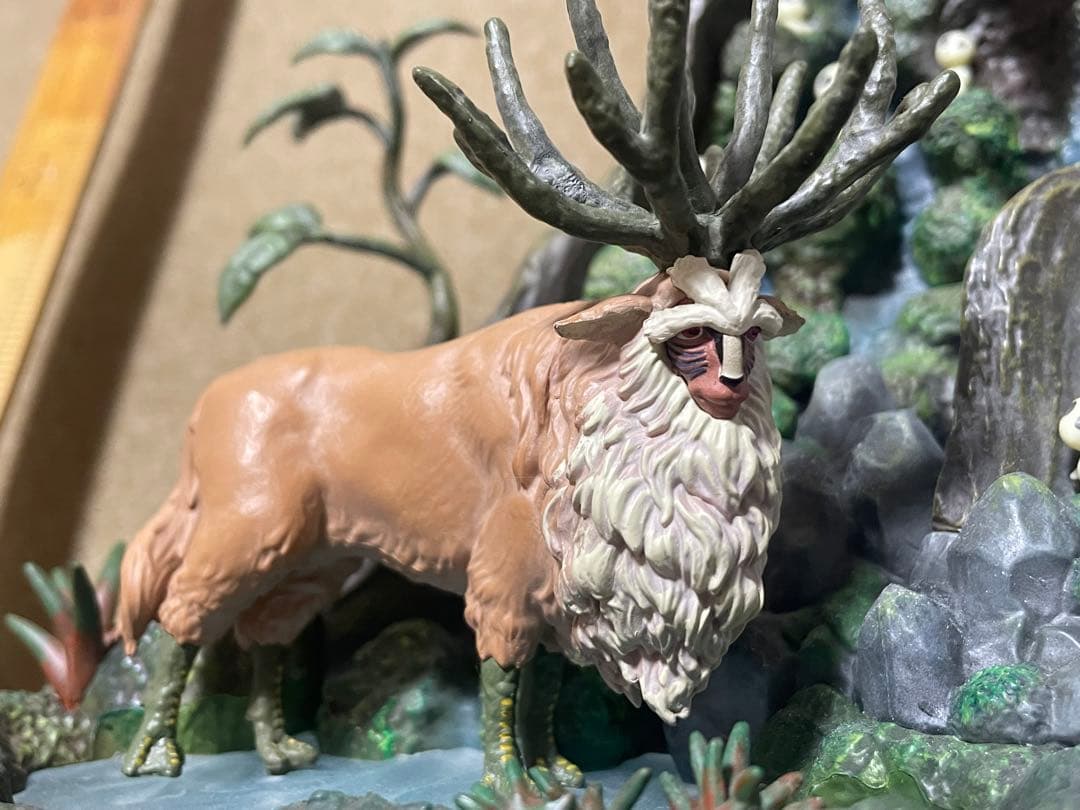 スタジオジブリ　もののけ姫　シシ神　オルゴール　ウォーターガーデン　bonsai