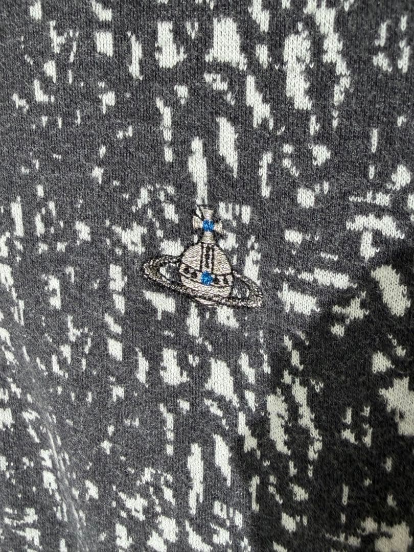 ヴィヴィアンウエストウッドマン ロゴプリント スウェットロングパーカー