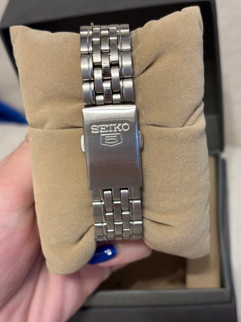 SEIKO 5 自動巻き 腕時計 ブラック