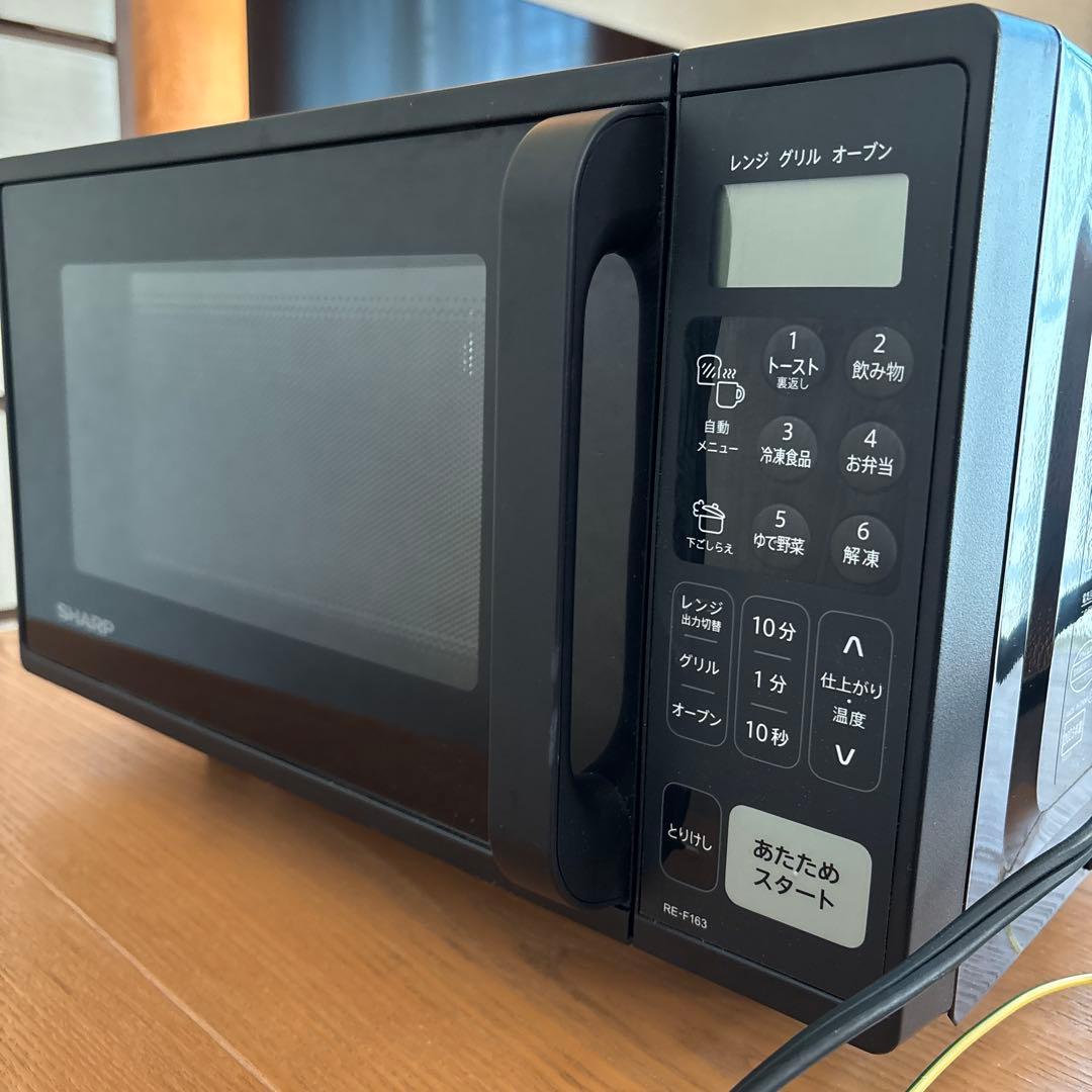 SHARP RE-F163-W 電子レンジ 2023年製SHARP RE-F163-W オーブンレンジ