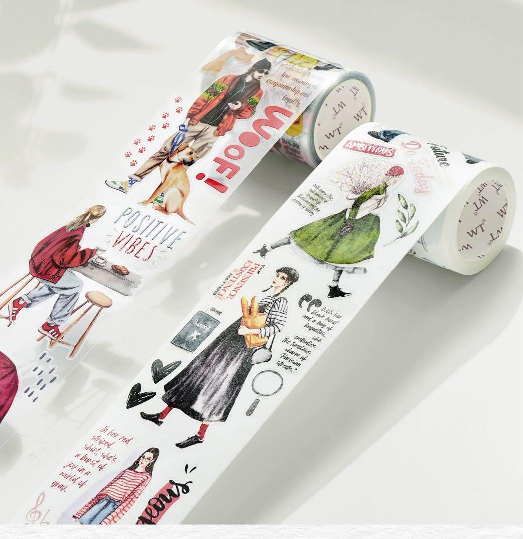 ⭐️SALE⭐️WT《潮流的色彩》海外マスキングテープ　マステ 【2166】