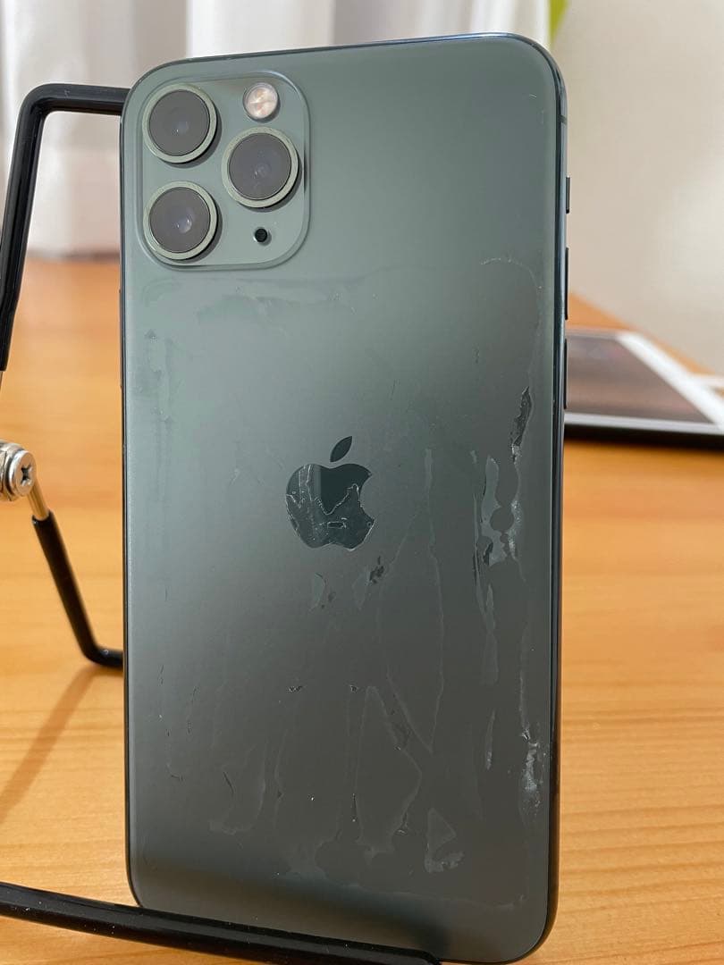 iPhone 11 Pro スペースグレー 本体画面割れ