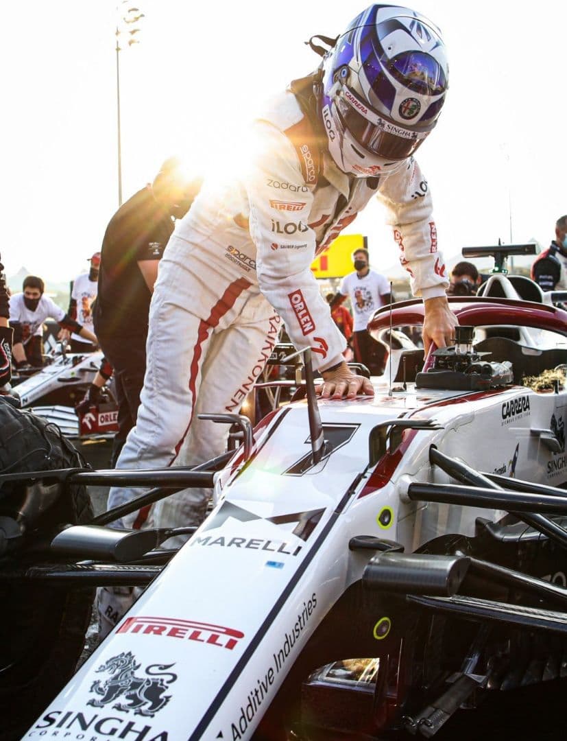 【本物】キミ・ライコネン 直筆サイン入り バラクラバ