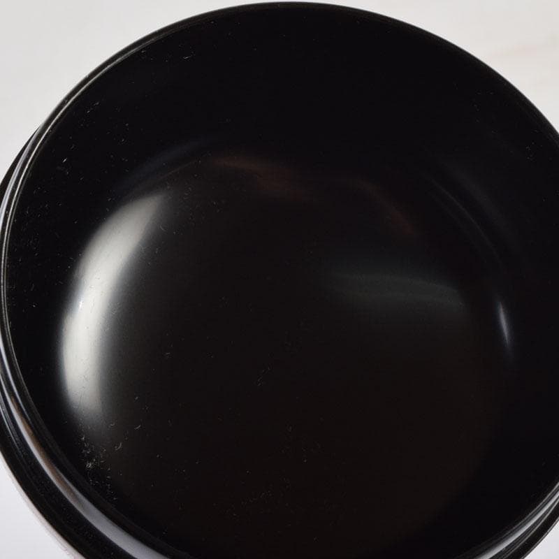 茶道具 中村湖彩作 キンマ彫 平棗 共箱 V 9029