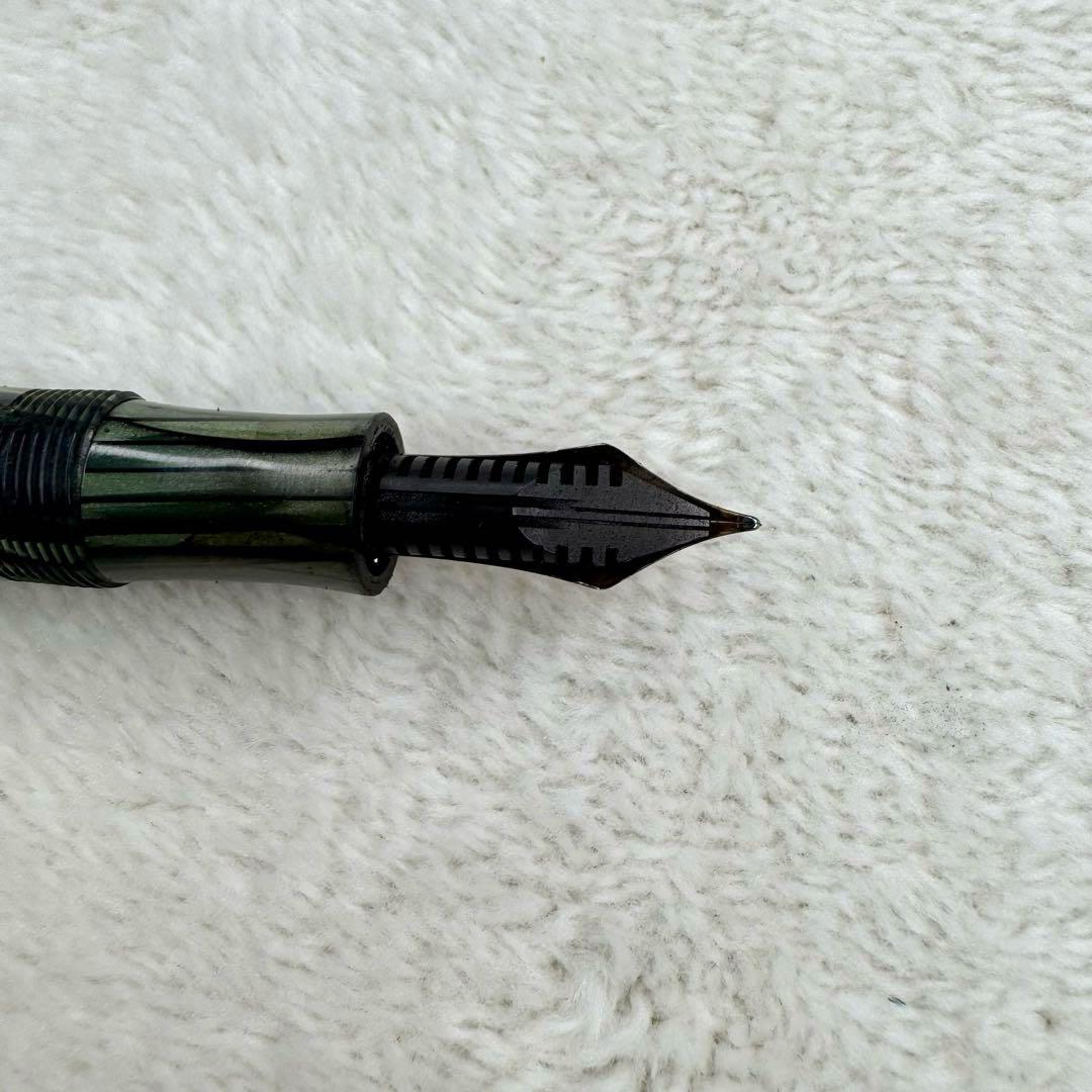 希少☆ モンブラン　マスターピース　万年筆　セルロイド　グリーン　144