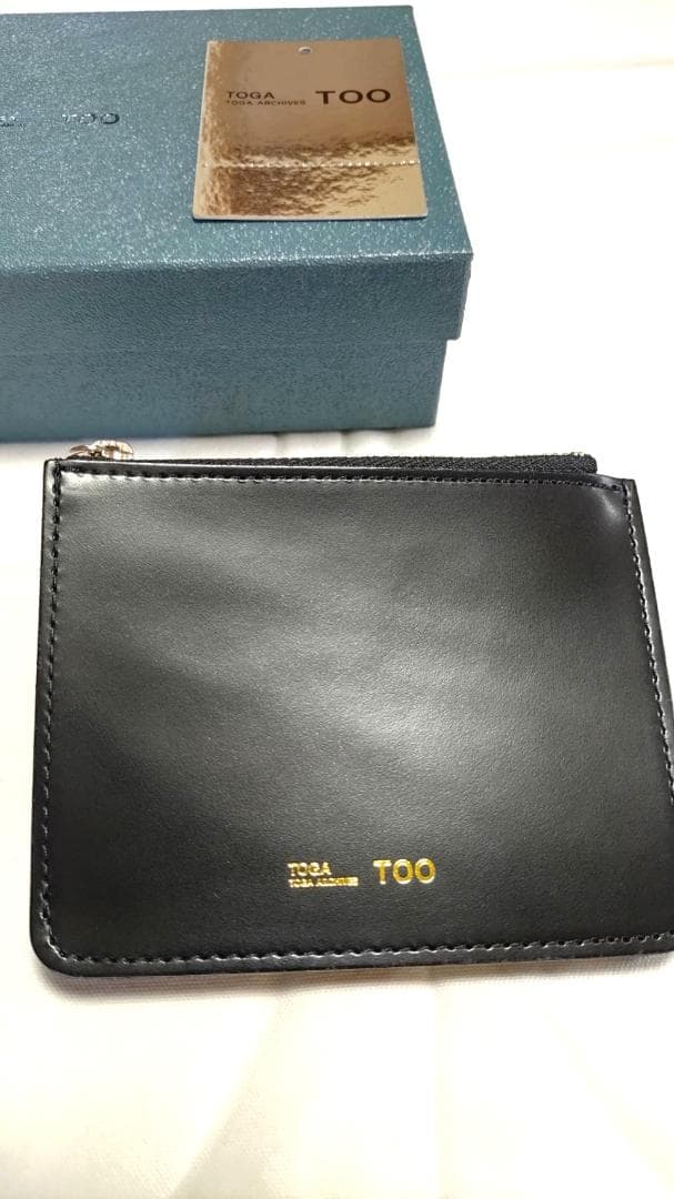 セール中！《新品未使用》 TOGA TOO レザーウォレット BLACK