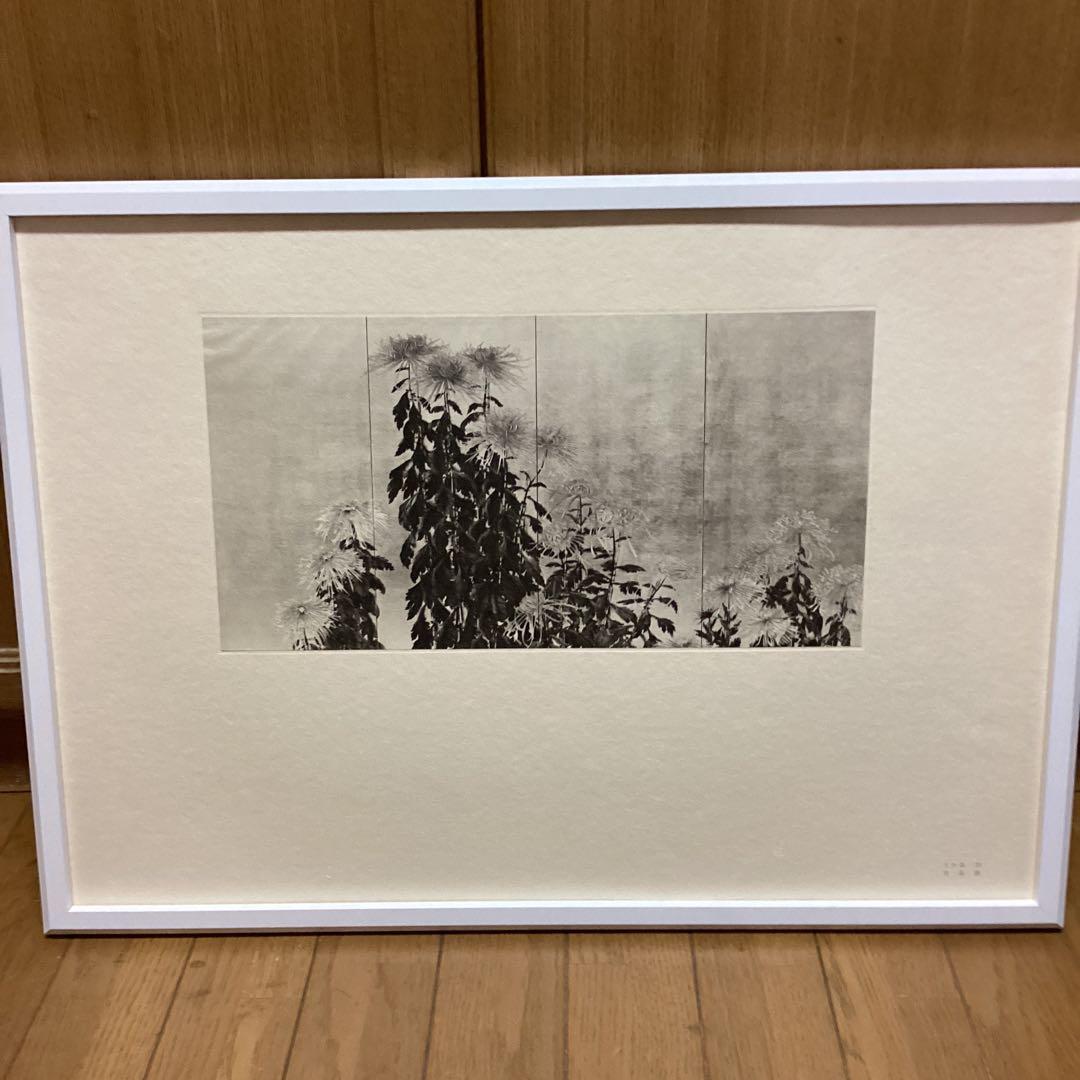 天才画家速水御舟　作品集大作編　便利堂監修　画集　NO 10 【菊花図】