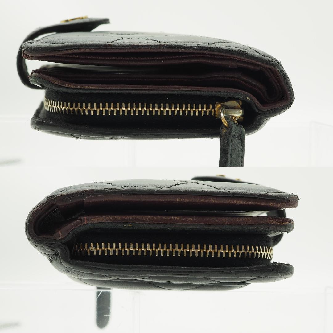 【キティちゃん】CHANEL シャネル マトラッセ 二つ折り財布 ミドル