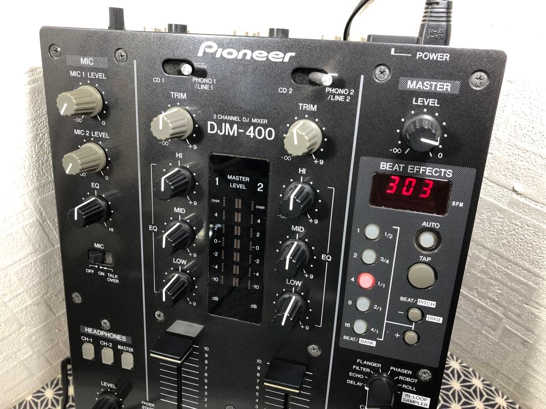 pioneer dj パイオニアDJM-400 縦横フェーダー内部メンテナンス