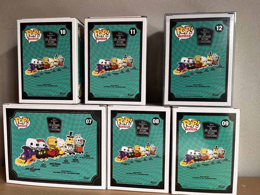 Funko ディズニー ナイトメア ビフォア クリスマス コンプリートセット蓄光