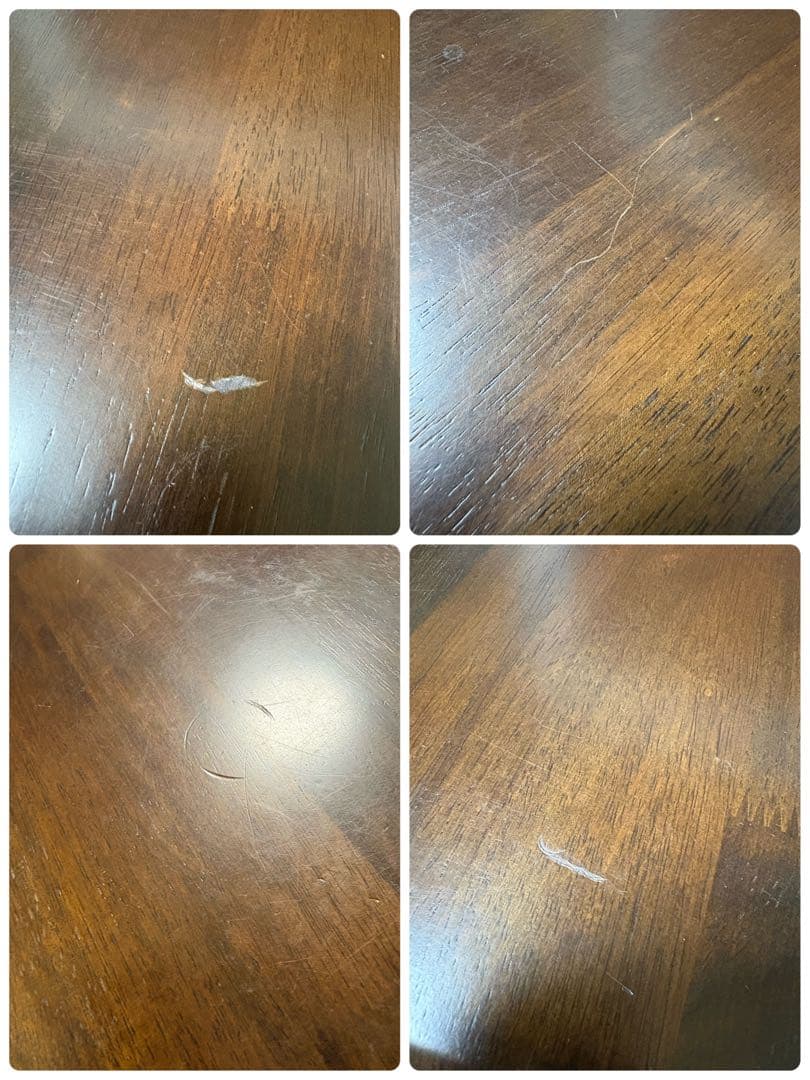 カリモク　ルスティック　ダイニングテーブル　訳あり　125㎝