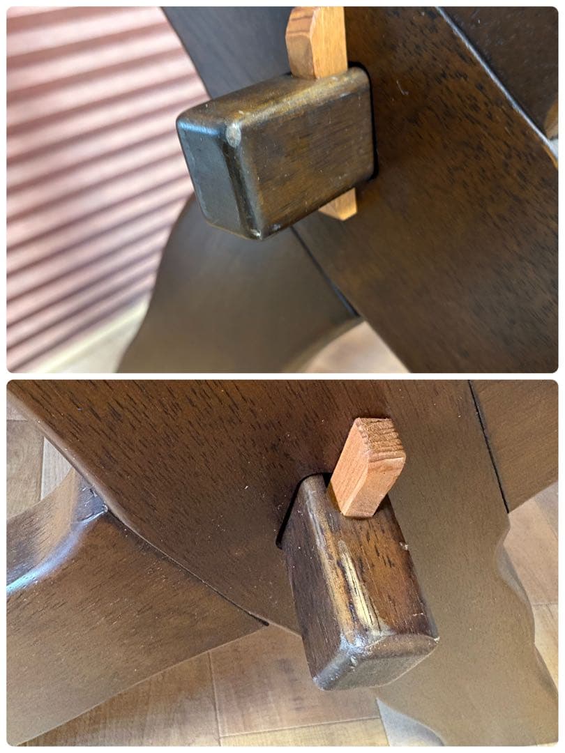 カリモク　ルスティック　ダイニングテーブル　訳あり　125㎝