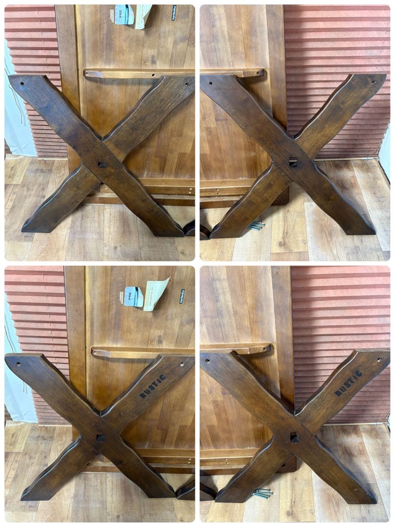 カリモク　ルスティック　ダイニングテーブル　訳あり　125㎝