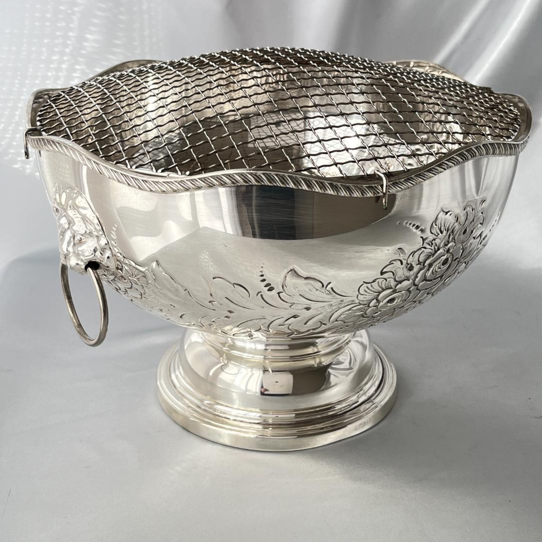 英国】 ライオンのローズボウル / センターピース 直径27cm 花器