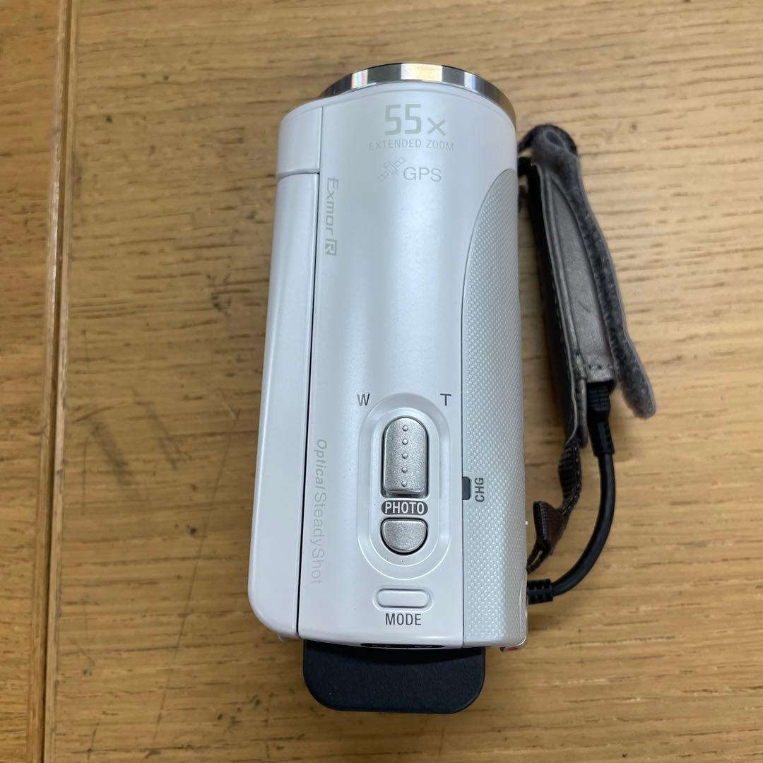 動作品 SONY HDR-CX270V ホワイト ハンディカム
